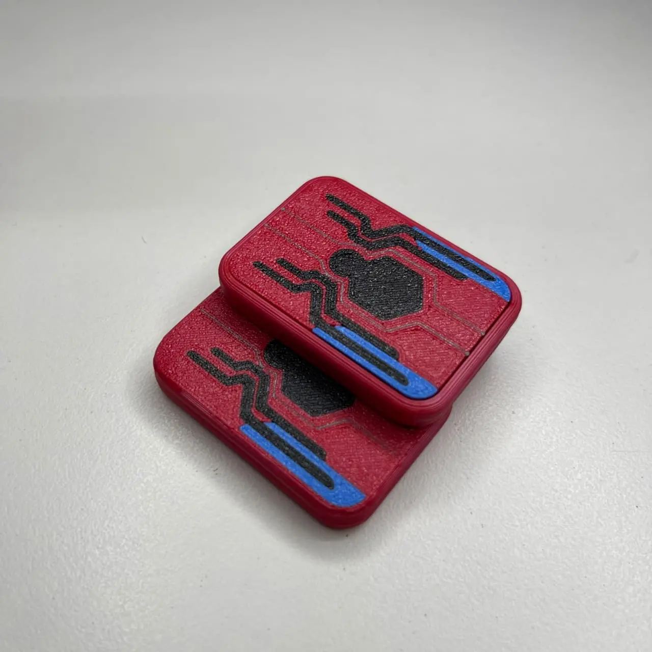 Spider-man Fidget 3D Printable Spider-man Clicker Fidget And Keychain By Jambaby Designs